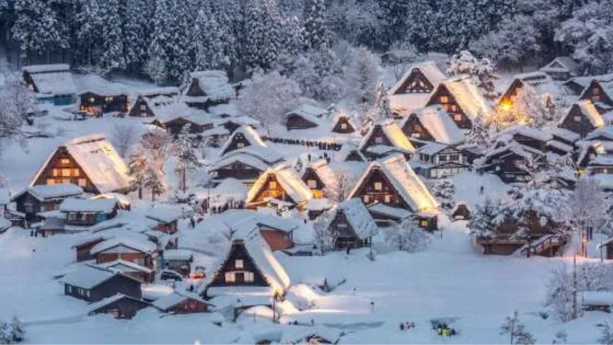 Snow-covered village of Shirakawa-go, Japan, a final master trip destination
