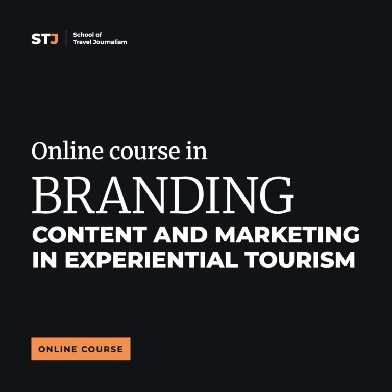 Online course in Branding, Content and Marketing in Experiential Tourism