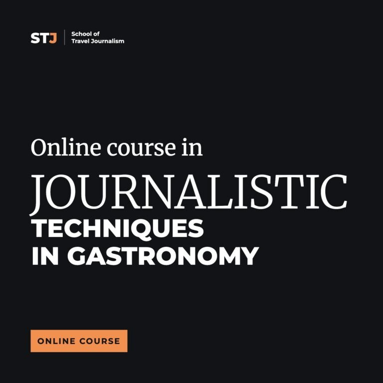 Online course in Journalistic Techniques in Gastronomy