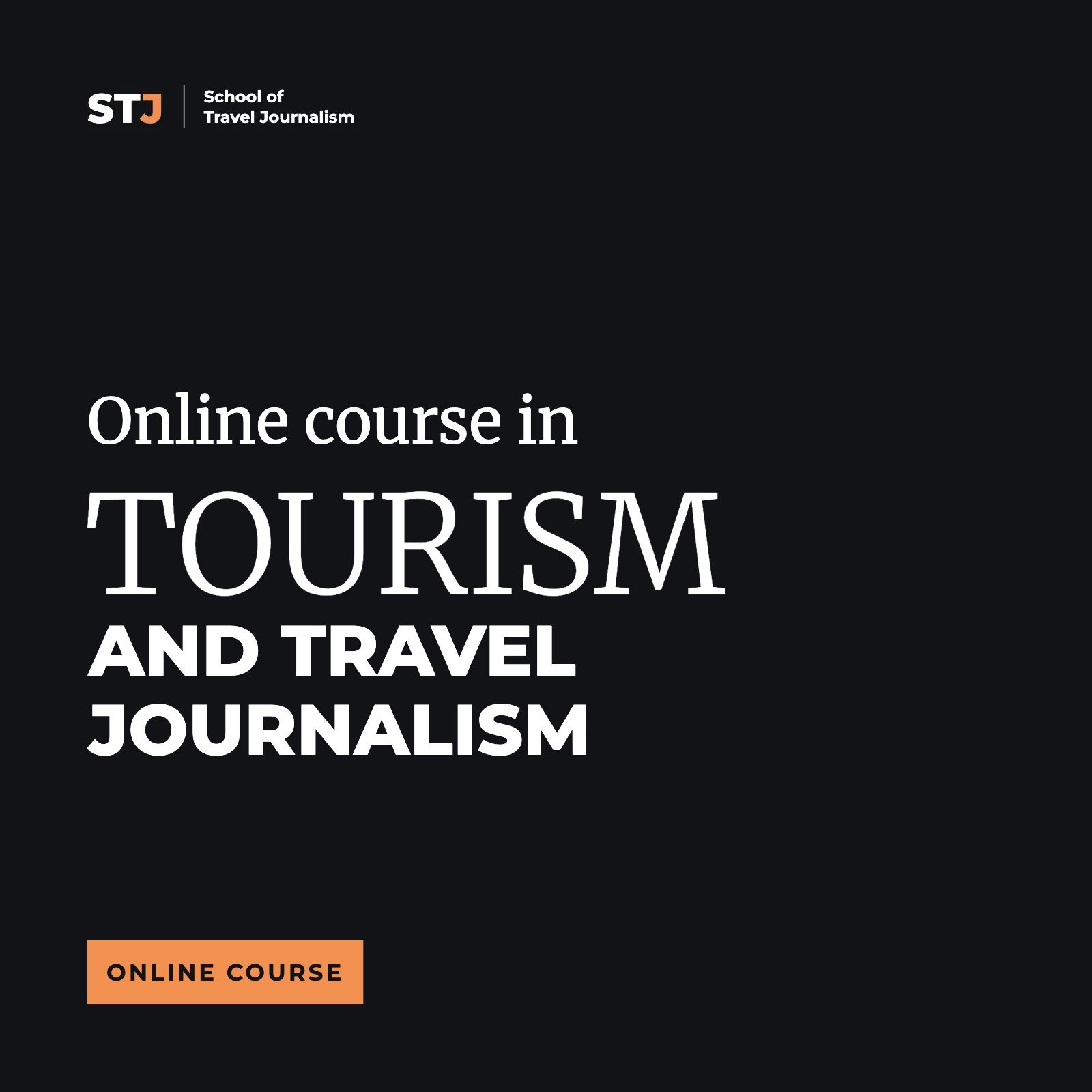 Cover: Online Course in Tourism and Travel Journalism | School of Travel Journalism