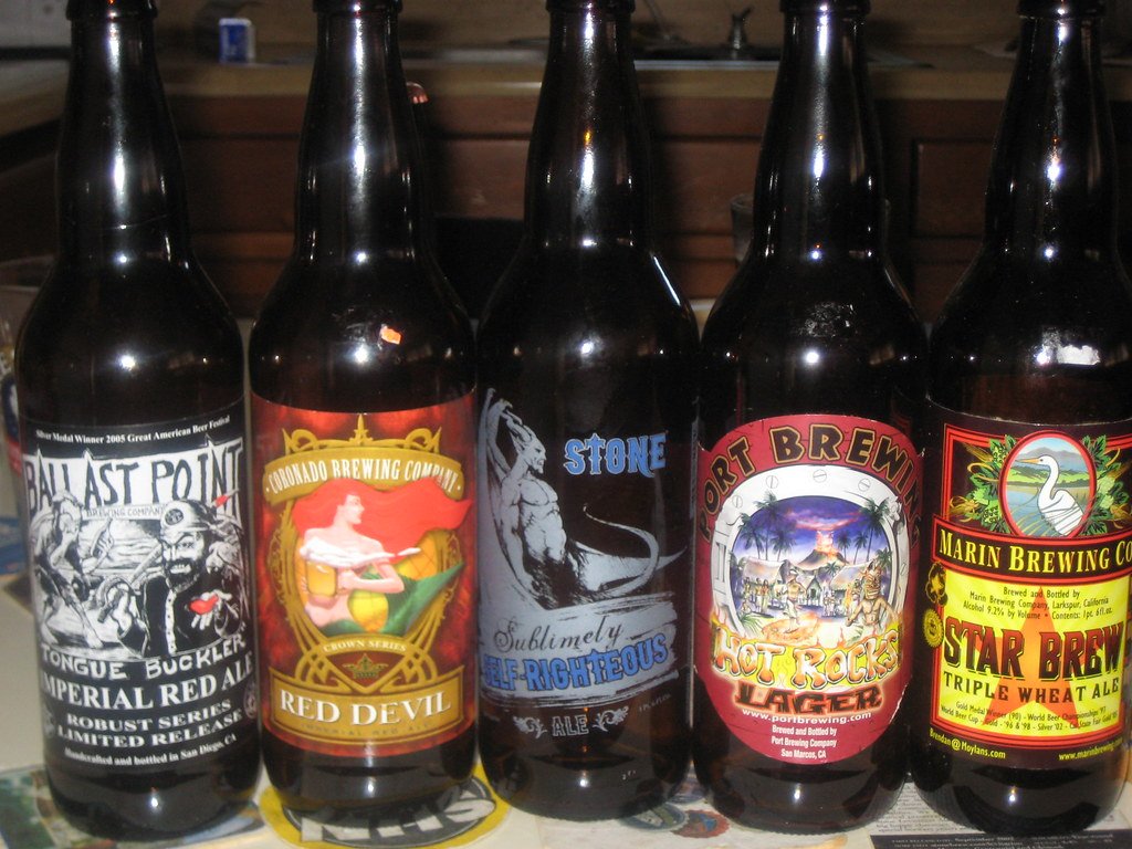 Un vaso de cerveza artesanal