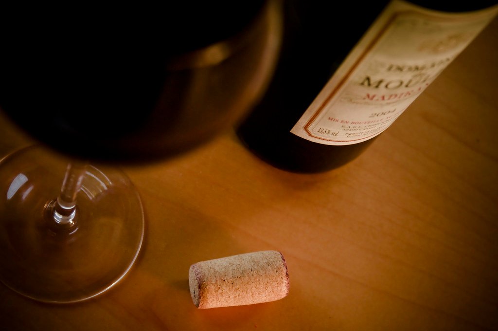 Una copa de vino tinto