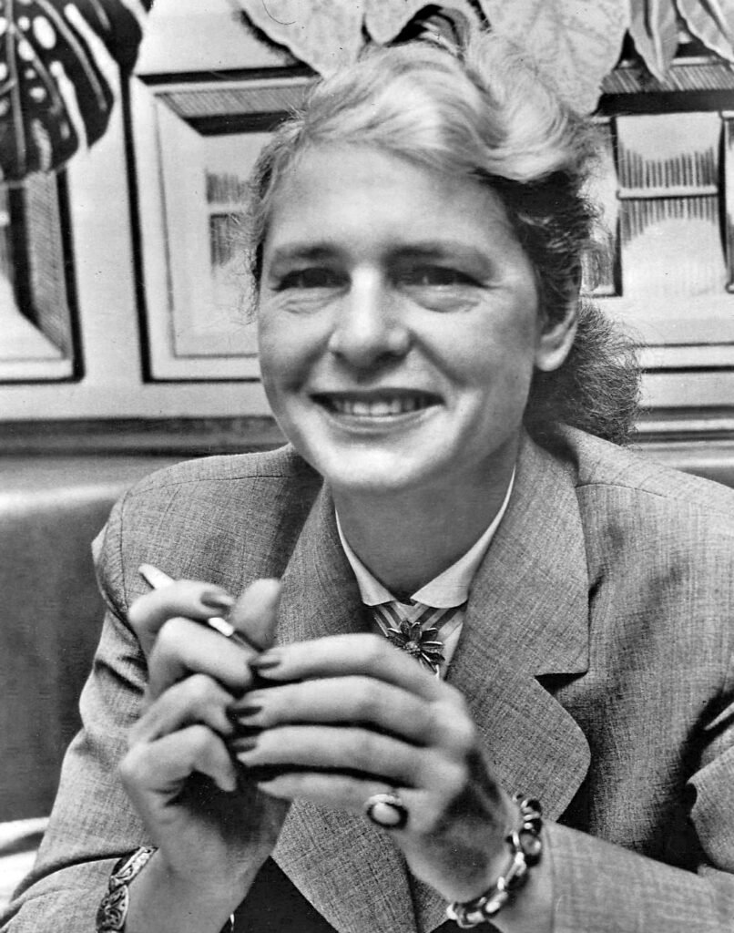 Retrato de la fotógrafa Margaret Bourke-White