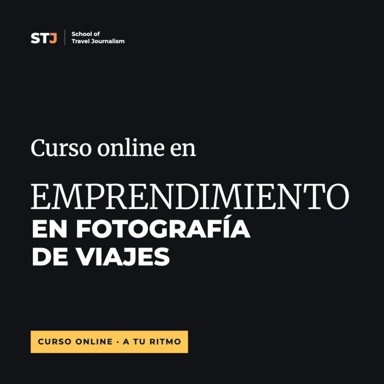 Curso online en Emprendimiento en Fotografía de Viajes