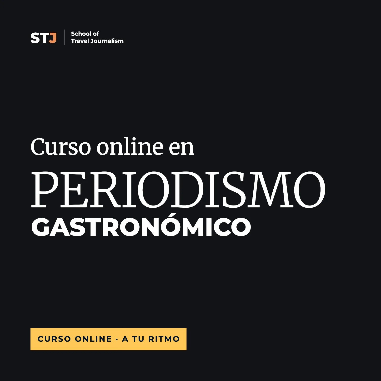 A tu ritmo: Curso online en Introducción al Periodismo Gastronómico