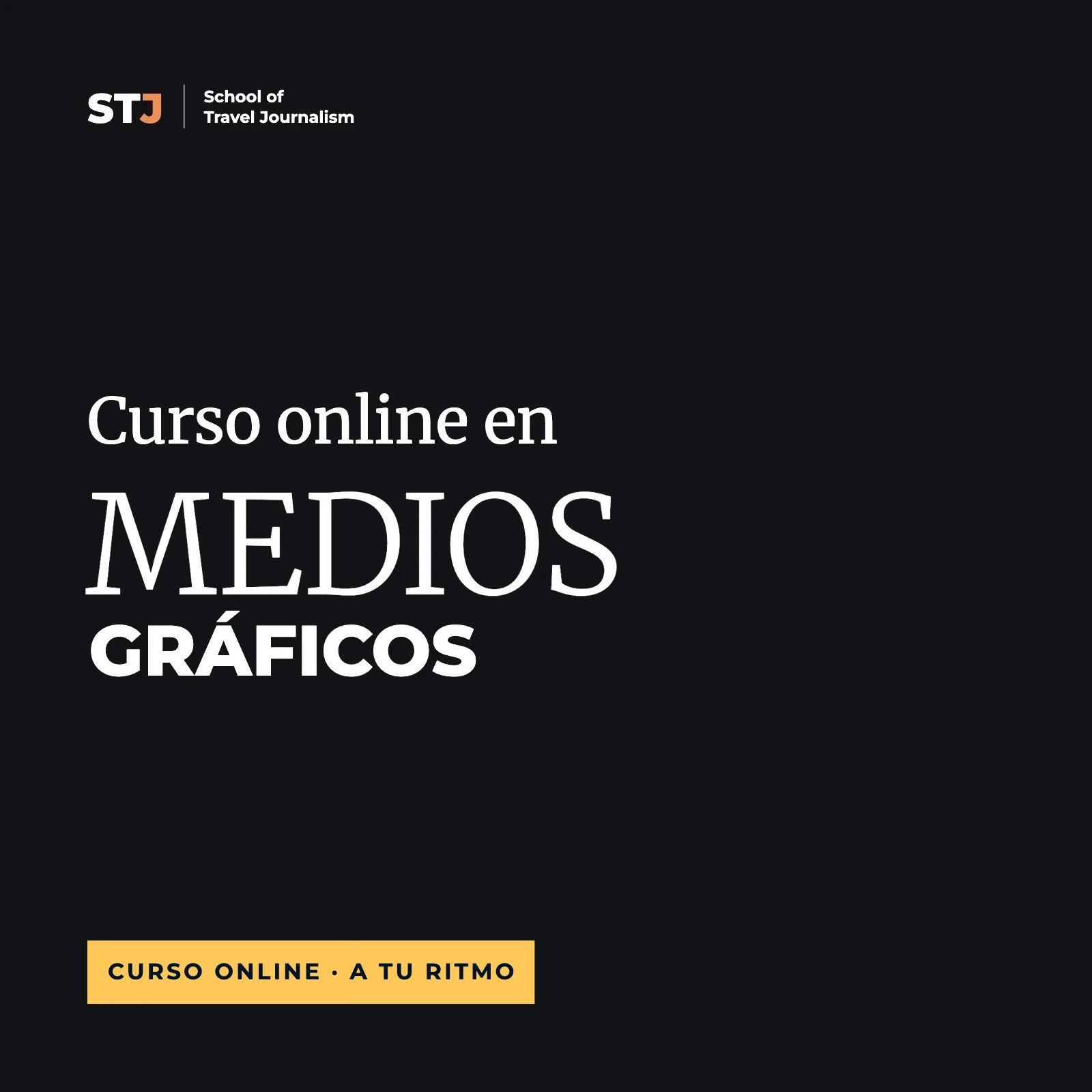 A tu ritmo: Curso online en Medios Gráficos