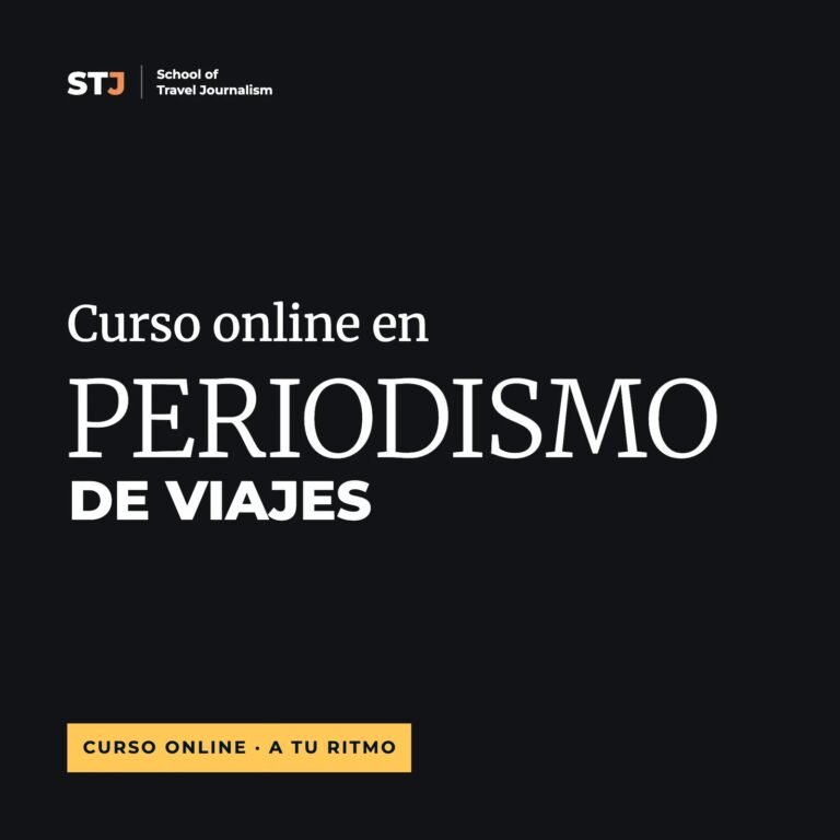Curso online en Periodismo de Viajes