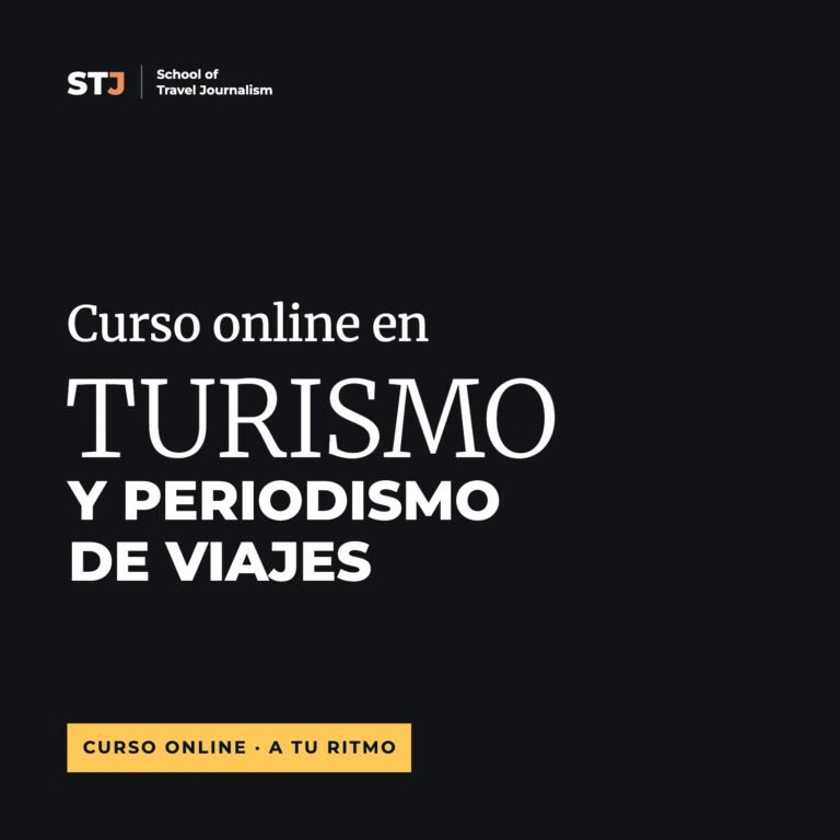 Curso online en Turismo y Periodismo de Viajes
