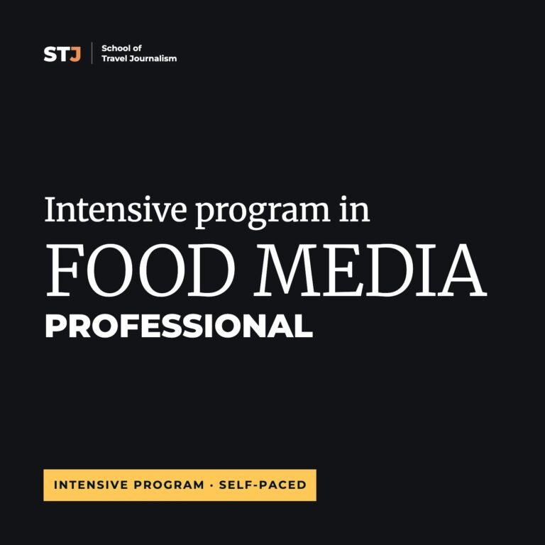 Self-Paced Food Media Professional Intensive Program