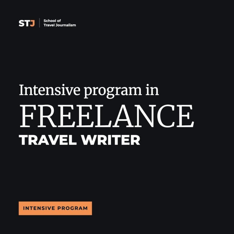Live Freelance Travel Writer Intensive Program