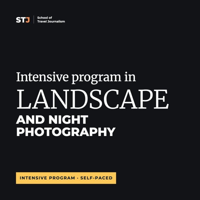 Self-Paced Landscape and Night Photography Intensive Program