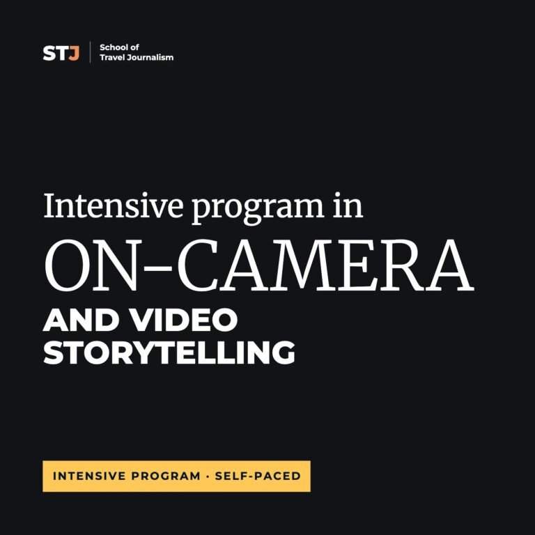 Self-Paced On-Camera and Video Storytelling Intensive Program