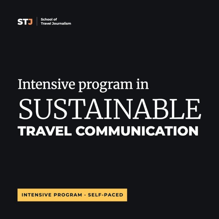 Self-Paced Sustainable Travel Communication Intensive Program