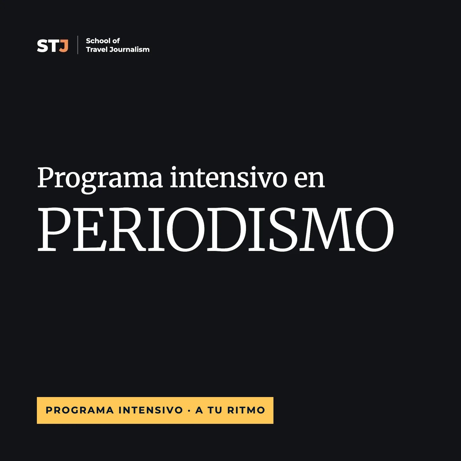 A tu ritmo: Programa Intensivo en Periodismo