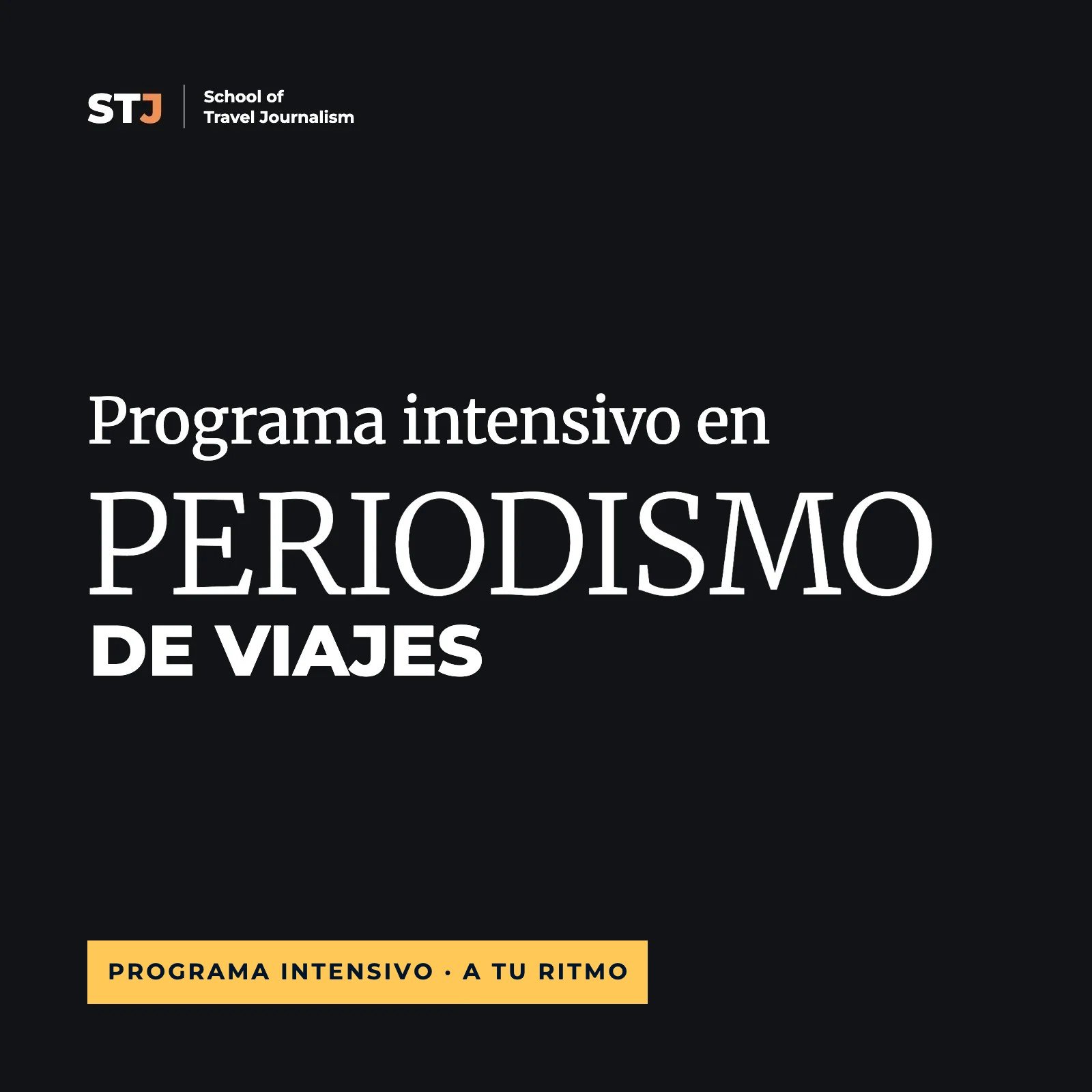 A tu ritmo: Programa Intensivo en Periodismo de Viajes