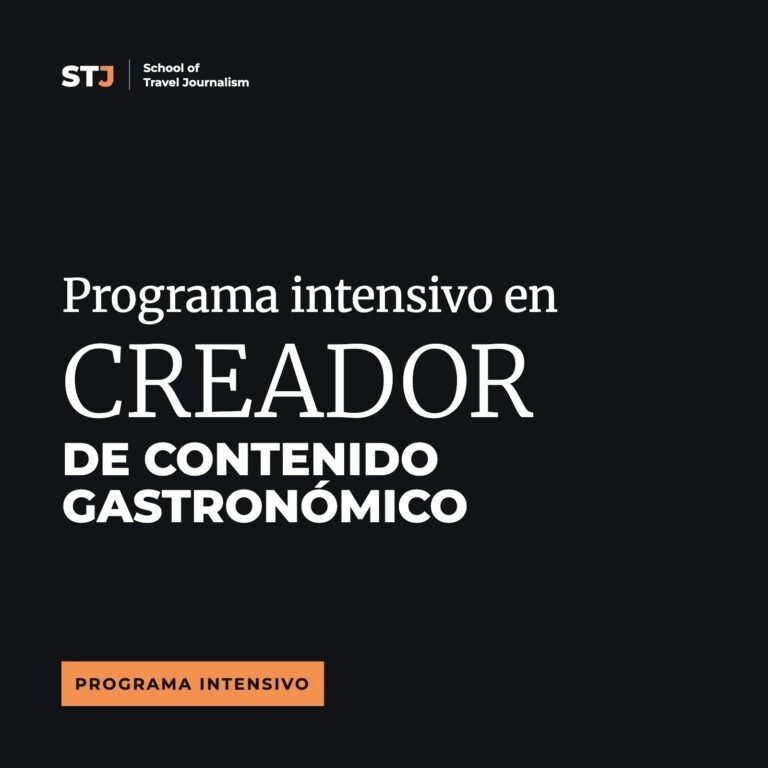 Programa Intensivo en Creador de Contenido Gastronómico en directo