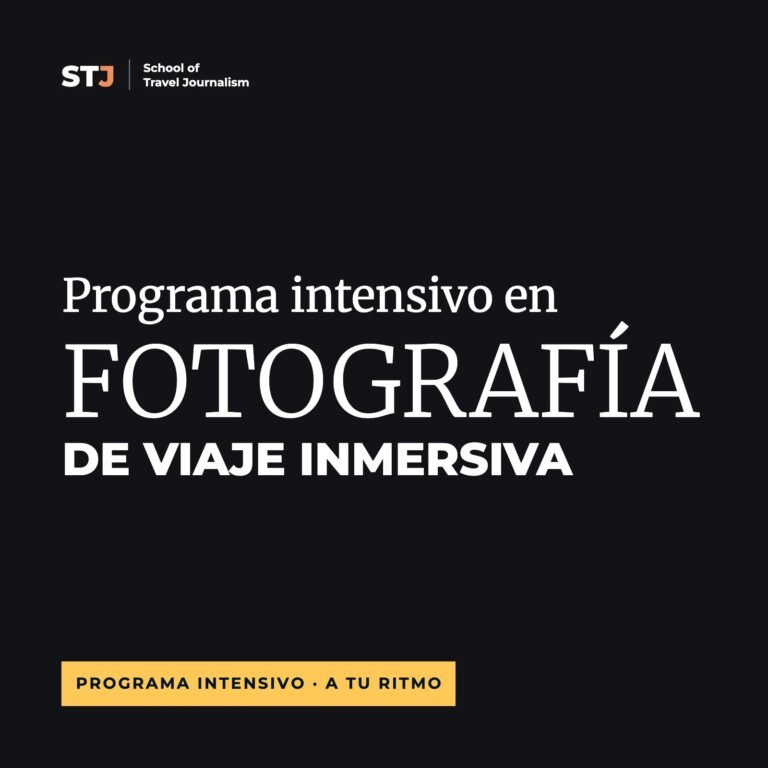 Programa Intensivo en Fotografía de Viaje Inmersiva a tu ritmo