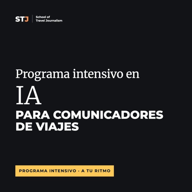 Programa Intensivo en IA para Comunicadores de Viajes a tu ritmo