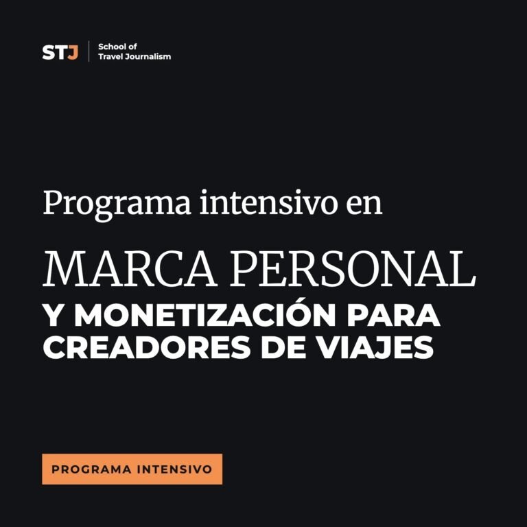 Programa Intensivo en Marca Personal y Monetización para Creadores de Viajes en directo