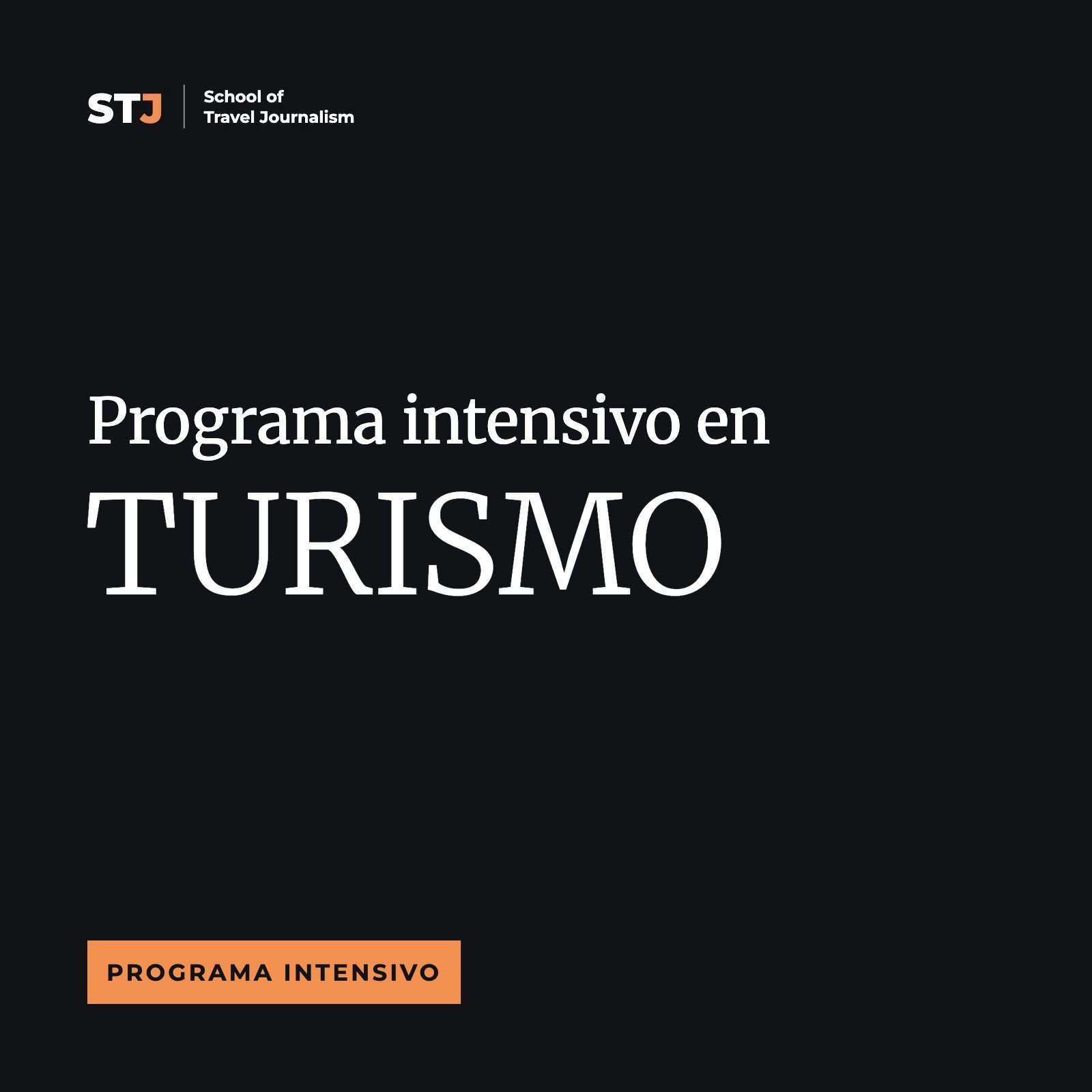 Portada: Programa Intensivo en Turismo | School of Travel Journalism